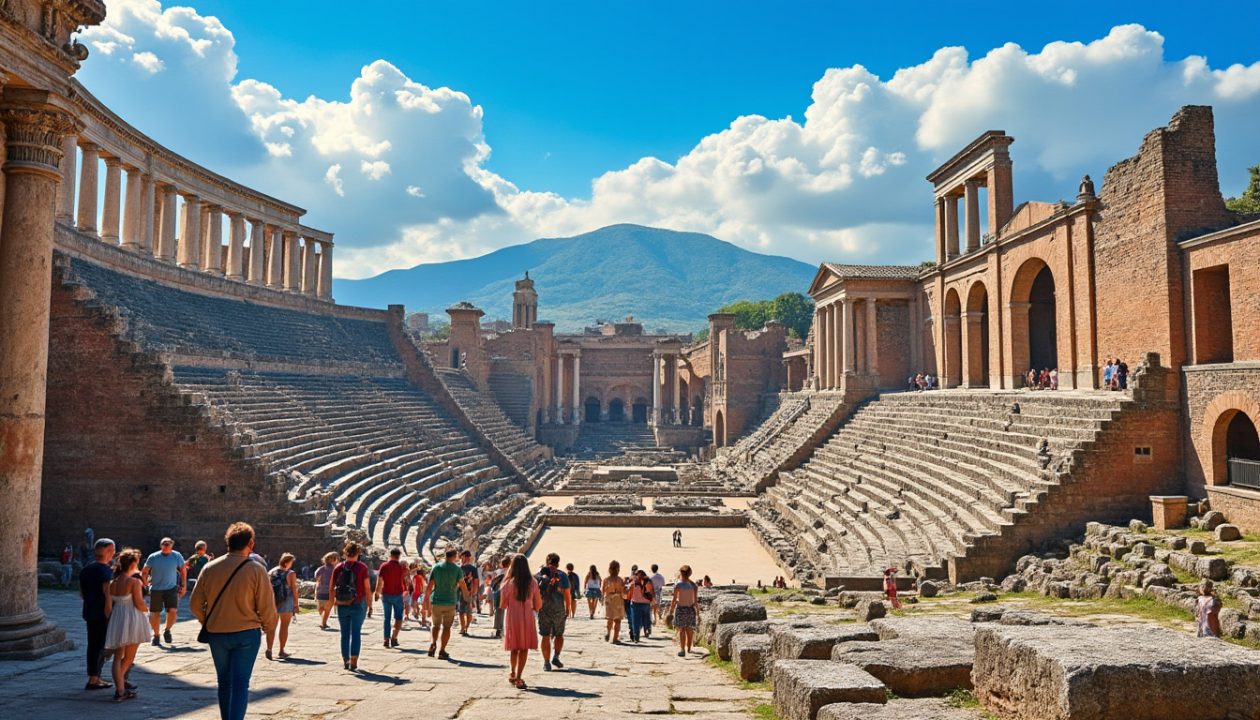 découvrez les trésors cachés de pompéi grâce à notre guide complet. explorez les incontournables à visiter et profitez de conseils pratiques pour une expérience inoubliable dans cette ville emblématique de l'antiquité.