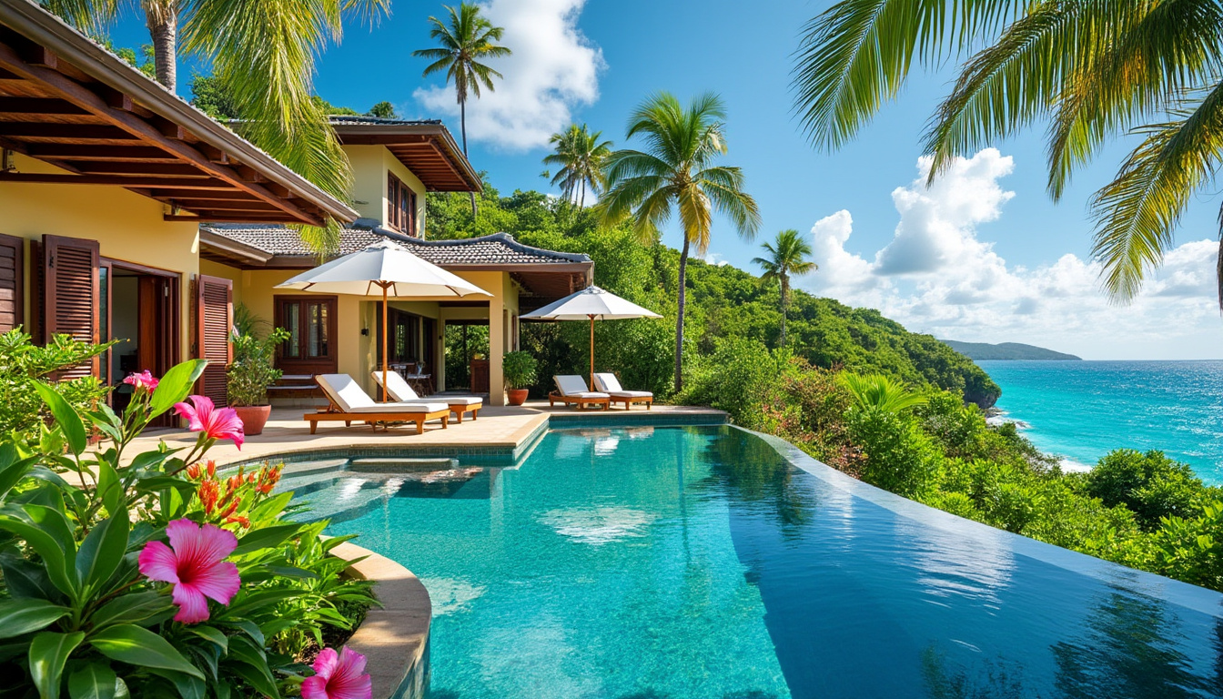 explorez les meilleures options d'hébergement pour vos voyages en groupe en martinique. que ce soit des villas spacieuses, des hôtels confortables ou des résidences de groupe, trouvez l'endroit idéal pour profiter pleinement de cette île paradisiaque. faites de vos vacances un moment inoubliable en réunissant vos proches dans un cadre enchanteur.