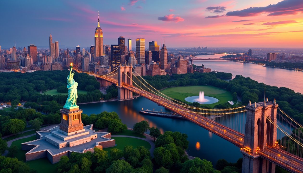 explorez les panoramas emblématiques de new-york et vivez une première expérience inoubliable dans la ville qui ne dort jamais. des vues spectaculaire sur la skyline aux sites emblématiques, préparez-vous à des souvenirs mémorables!