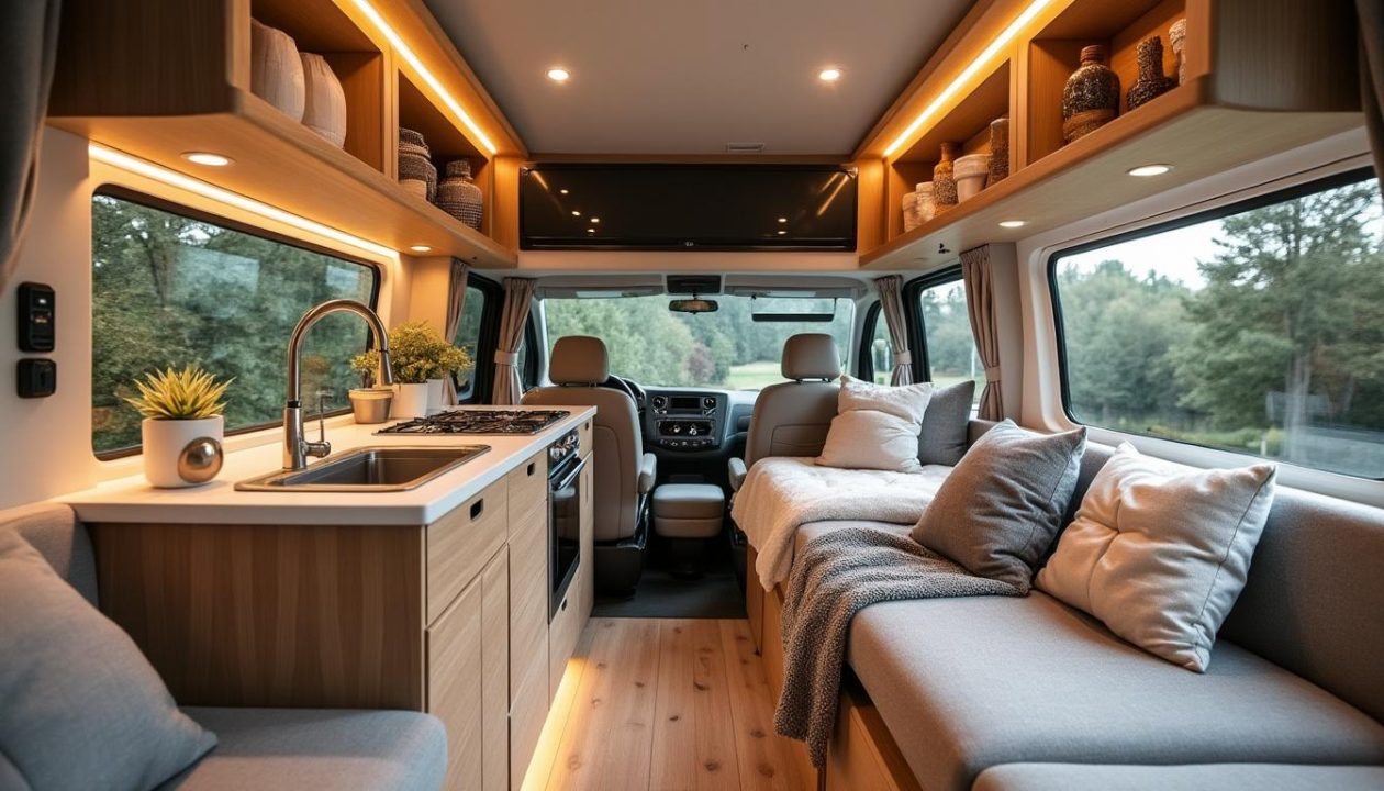 découvrez nos conseils et astuces pratiques pour transformer votre van en un espace confortable et fonctionnel. améliorez votre expérience de voyage en optimisant chaque mètre carré avec des idées de décoration, d'aménagement et d'équipement.