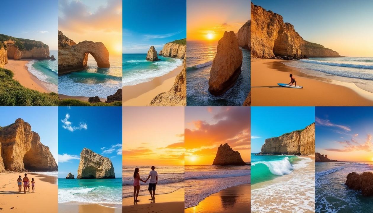 découvrez les 10 plages incontournables de l'algarve, des paysages à couper le souffle aux eaux cristallines. ne manquez pas ces trésors naturels qui font de cette région du portugal une destination de rêve pour les amateurs de soleil et de détente.